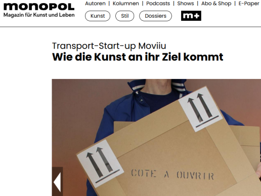 Monopol Magazin für Kunst und Leben Moviiu