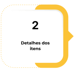 Detalhes dos itens