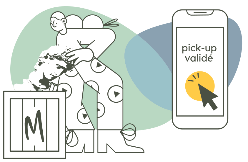 Illustration Moviiu : pick-up validé